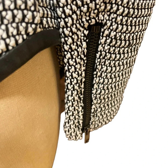 Generation Love Aston Bonded Faux-Leather Boucle Cardigan Blazer Size S - Picture 8 of 11